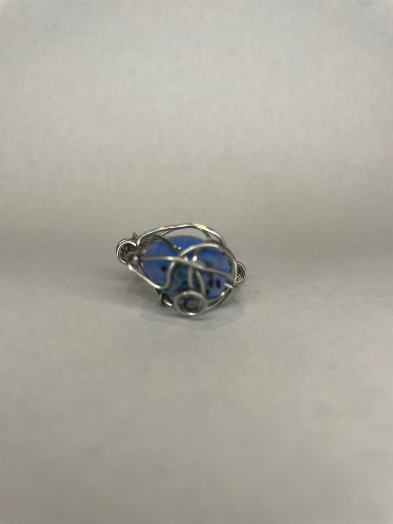 Bleu Marbré Ring