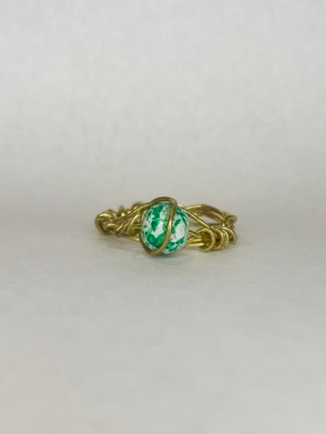 Aquarelle Verte Ring