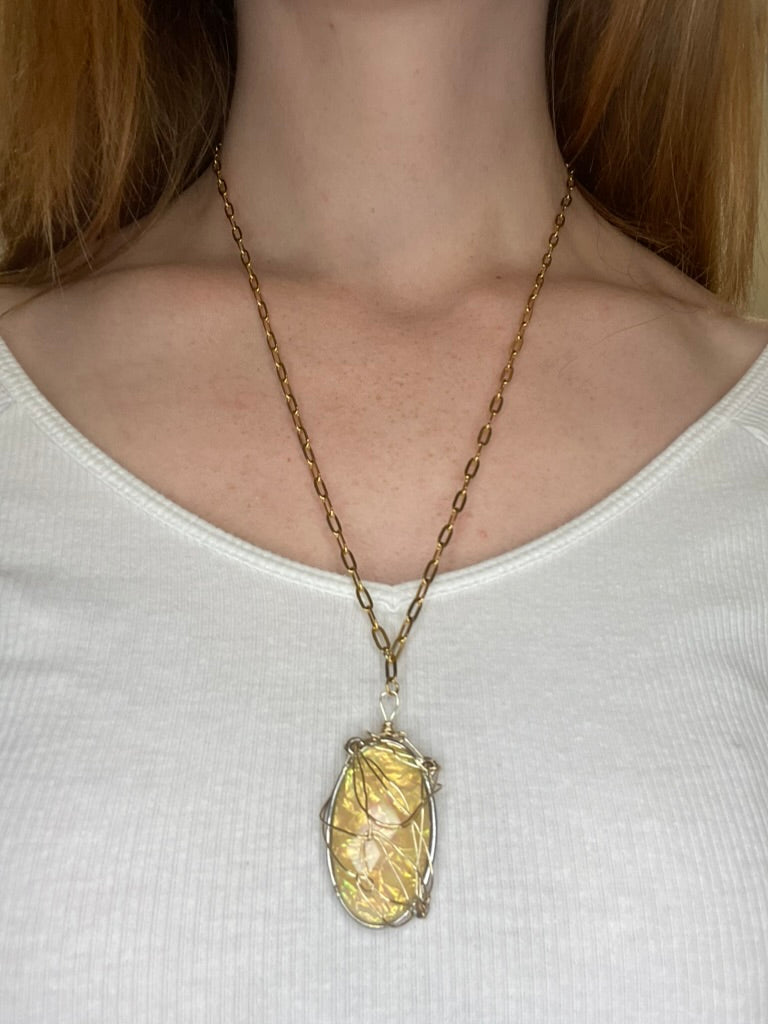 Gilded Ember Necklace
