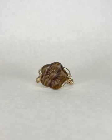 Fleur de Bois Ring