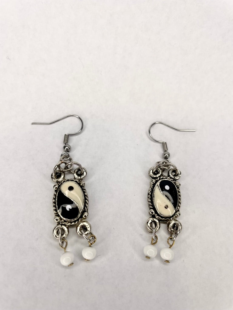 Yin Yang Petite Earrings