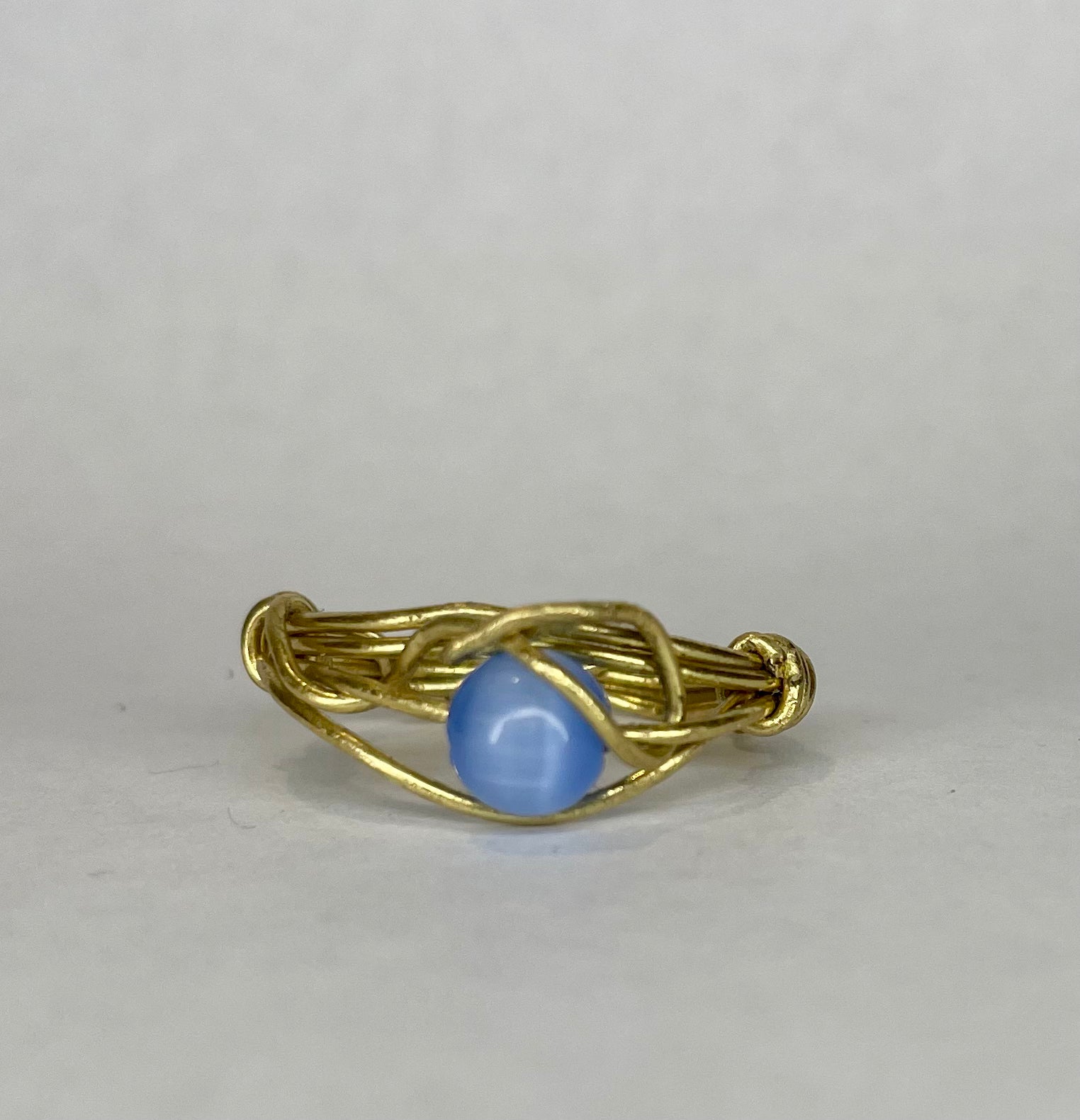 Perle Bleu Ring